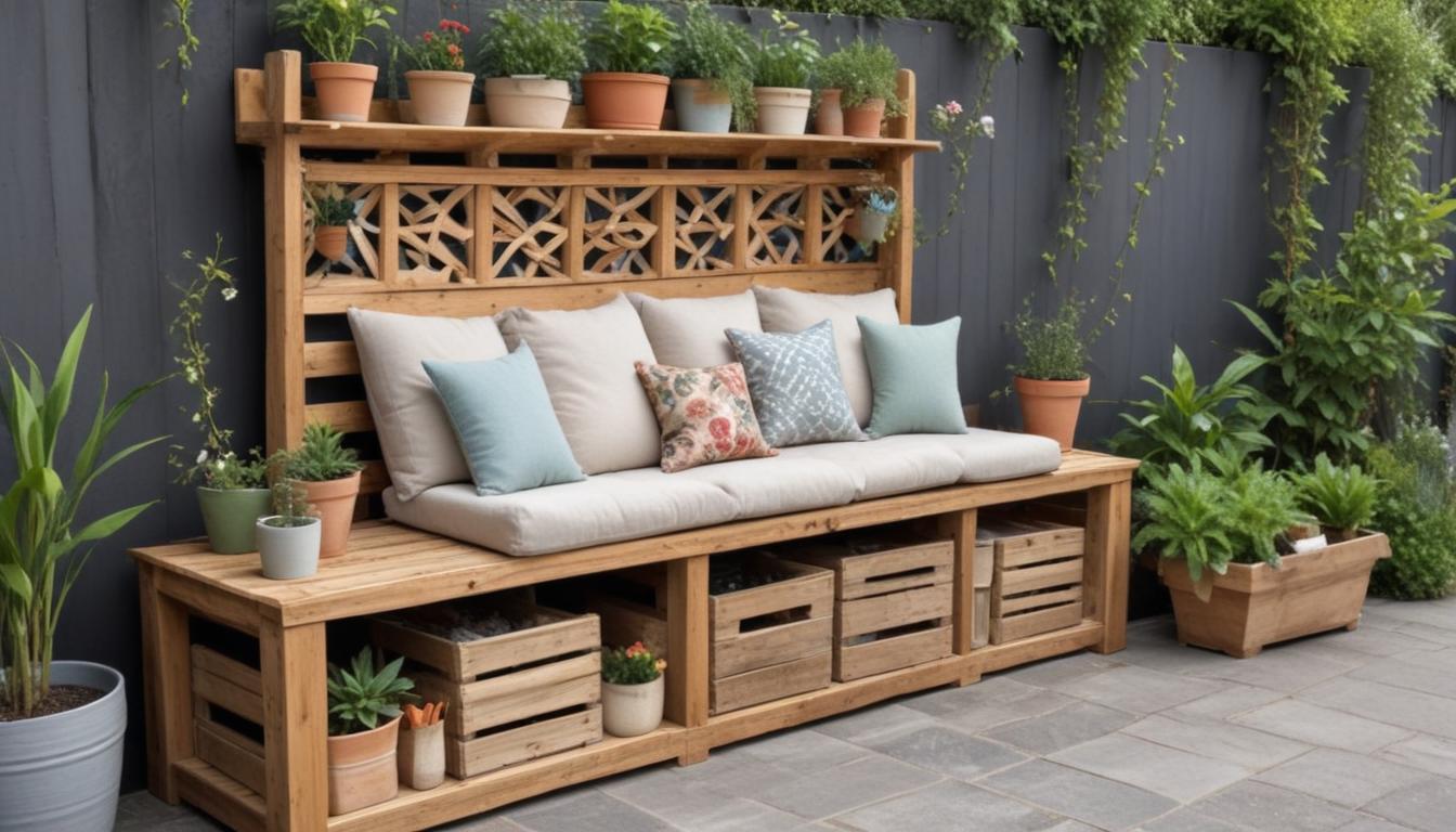 Muebles Reciclados para Jardines: Ideas Creativas y Sostenibles